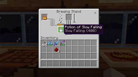 How To Make A Potion Of Slow Falling In Minecraft