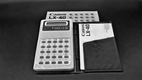 CANON LX-40 CALCULATOR. Vintage, Antique Japanese Quality Calculator ...