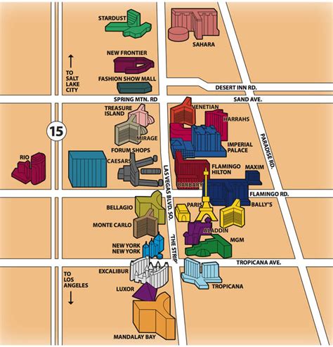 Images and Places, Pictures and Info: las vegas strip map pdf