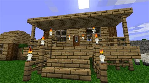 Small House with Porch Minecraft Map