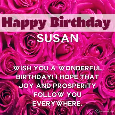 Cool Happy Birthday Cards For Susan