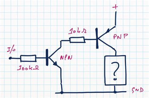 switches - PNP to NPN Transistor switch - Electrical Engineering Stack ...