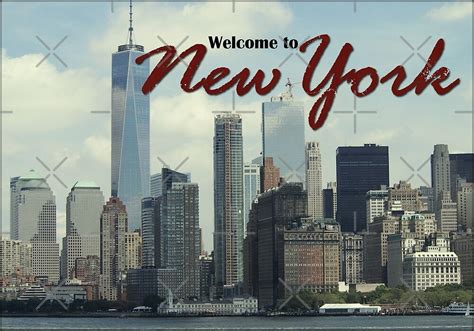 "Welcome to New York City Postcard" by doodlesbymal | Redbubble