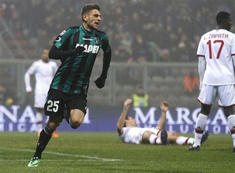 19-year-old Domenico Berardi buries AC Milan with four-goal performance ...