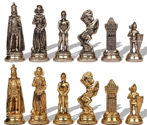 Metal Chess Pieces - The Chess Store