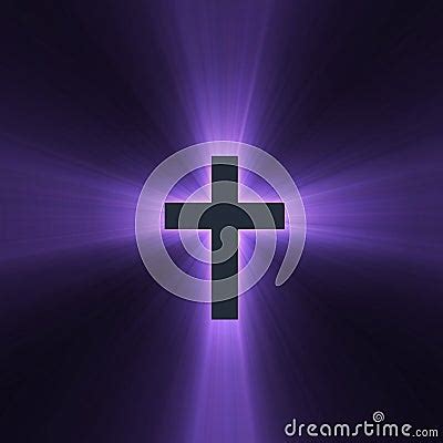 Holy Cross Purple Light Flare Stock Image - Image: 7947181