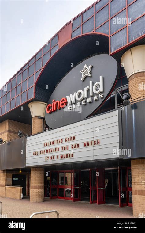 Front facade of the Cineworld cinema in Southampton Ocean Village ...