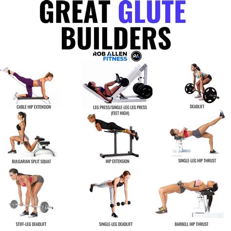 Glute Builders.Follow @roballenfitness for more fitness/nutrition info ... | Exercise, Workout ...