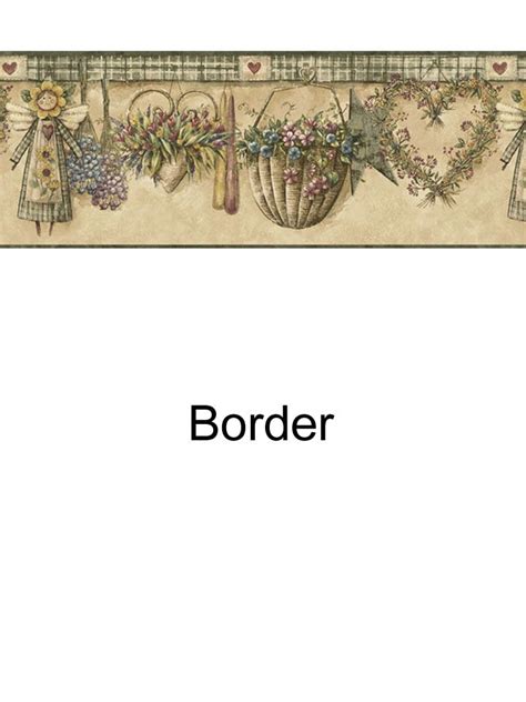 Country border from wallpaperwholesaler.com Country Art, Country Decor, Boarders And Frames ...