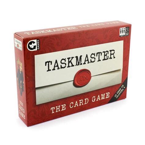 Taskmaster Card Game — Rules of Play