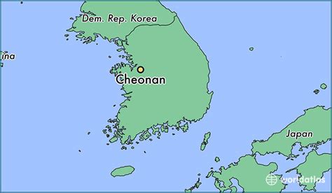 Where is Cheonan, South Korea? / Cheonan, Chungcheongnam-do Map ...