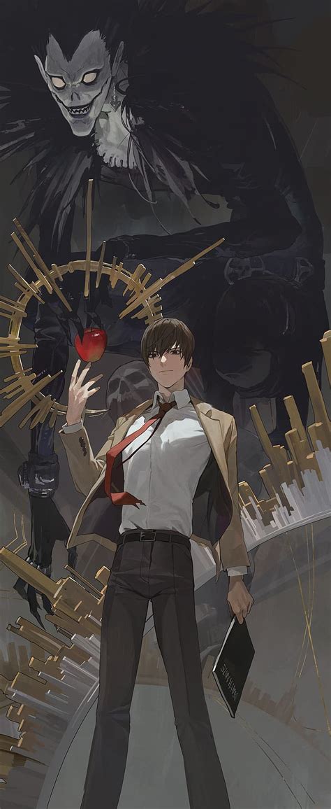 1284x2778px | free download | HD wallpaper: Death Note, Yagami Light ...