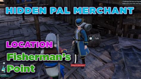 Hidden Pal Merchant in Palworld Location Fisherman's Point - YouTube