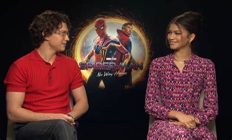 Tom Holland and Zendaya Spider-Man No Way Home interview | Tom holland ...