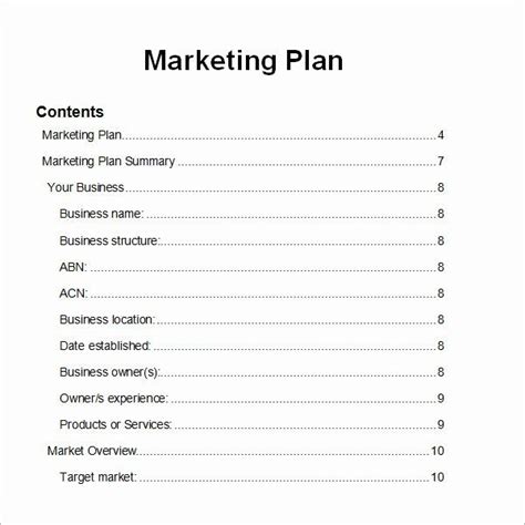 Marketing Plan Template Pdf New 14 Sample Marketing Plan Templates | Marketing plan template ...