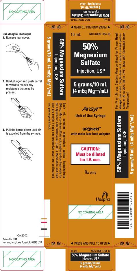 Magnesium sulfate (injection) - wikidoc