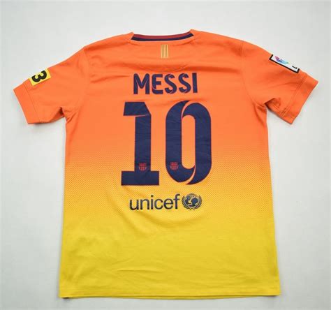 2012-13 FC BARCELONA *MESSI* SHIRT L. BOYS 152-158 CM Football / Soccer ...