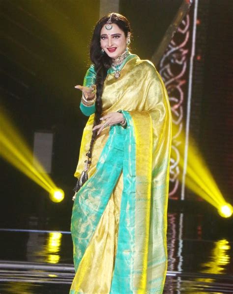 Tollywood Movies and Song Online: Rekha in a Traditional Silk saree