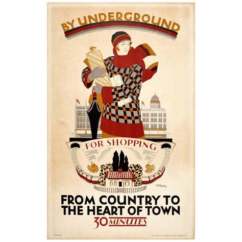 Original Vintage The London Underground Poster London Transport Tube ...