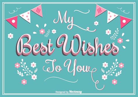 Best Wishes Greeting Card - Download Free Vector Art, Stock Graphics & Images