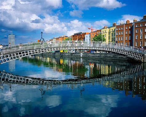 Hapenny Bridge, River Liffey, Dublin Photograph by The Irish Image ...