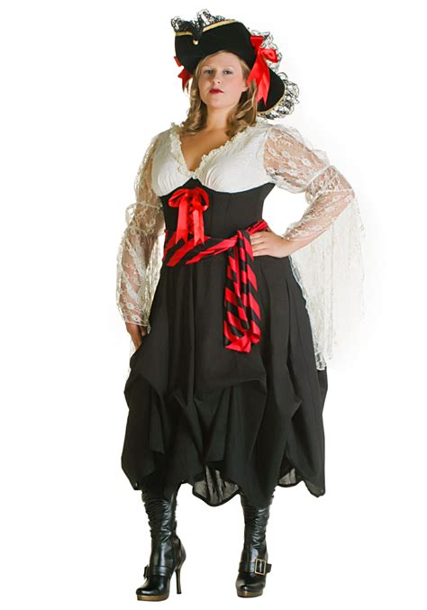 Plus Size Female Pirate Costume - Halloween Costumes