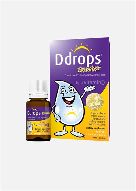 Ddrops® Booster Liquid Vitamin D 600IU 2.8ml (100 drops)