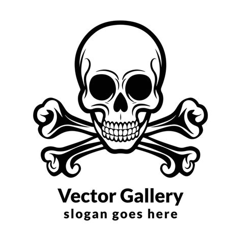 skull and bones tattoo 36344460 Vector Art at Vecteezy