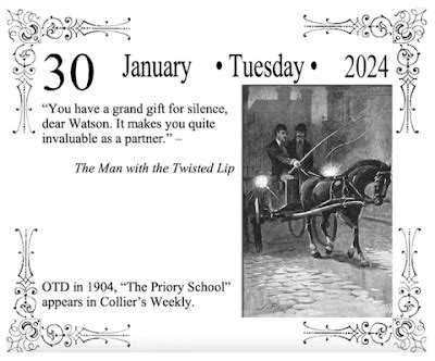 The 2024 Sherlock Holmes Page-a-Day Calendar - I Hear of Sherlock ...