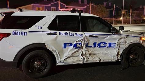 Police: Suspected DUI driver crashes into North Las Vegas Police patrol car