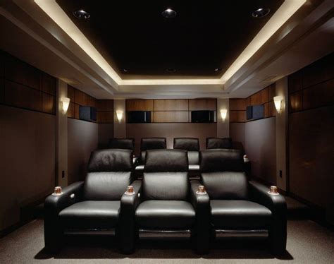 25 Inspirational Modern Home Movie Theater Design Ideas | Home theater seating, Home theater ...