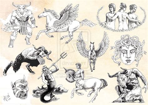 Greek Mythical Beasts | Greek monsters, Greek mythical creatures ...