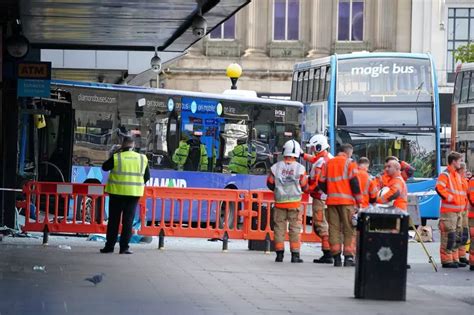 'Properly, properly horrendous': Witnesses' shock after bus ploughs ...