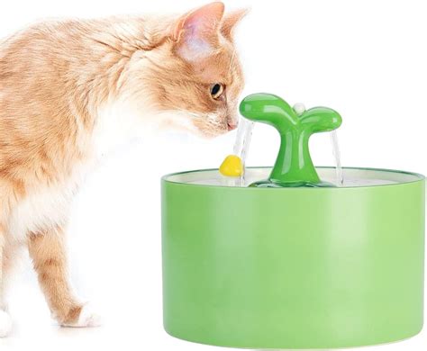 Amazon.com : Aolnv Cat Water Fountain Ceramic, 1.5L Pet Fountain Dog ...