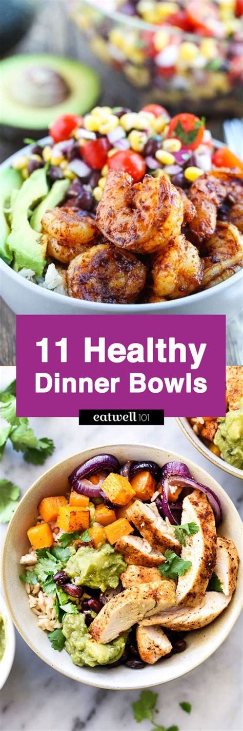 11 Healthy One-Bowl Dinners | Healthy dinner, Dinner bowls, Food
