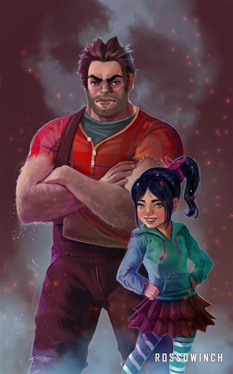 Wreck it Ralph and Vanellope [OC] : r/fanart