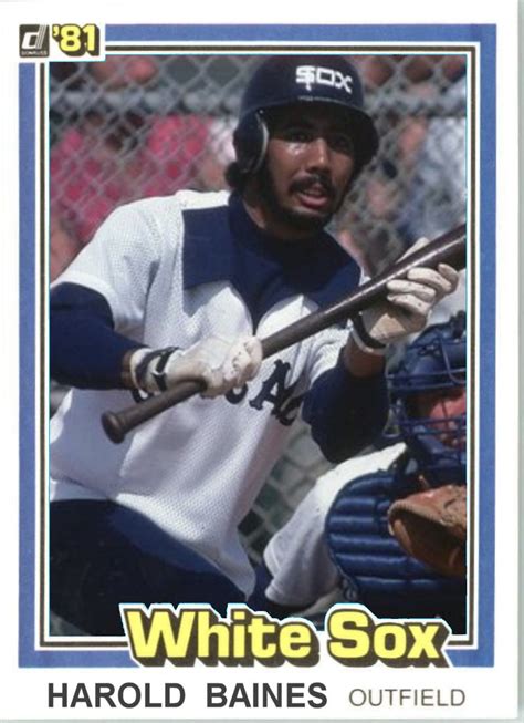 Cards That Never Were: 1981 Donruss Harold Baines