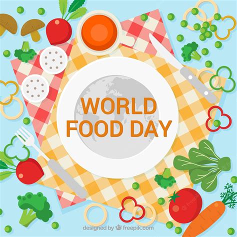 Free Vector | Food day background