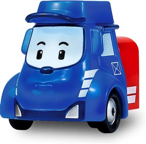 Robocar Poli DIE-CAST Toys, Diecast Metal Figure Mail Delivery Truck ...