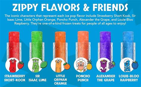 Otter Pops, Giant Original 5.5oz, 27 Ice Pops, Six Zippy Flavors