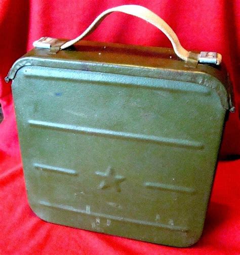 Vintage - WWII - Russian - Machine Gun - Ammo Box - Ammunition Belt Box - L@@K!! | #4560980750