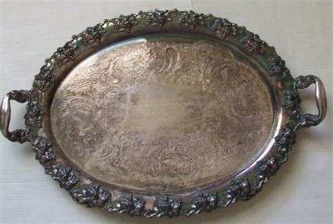 Silver Engraved 1910 Serving Tray | Collectors Weekly