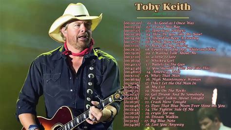 Toby Keith Greatest Hits - Top 20 Best Songs Of Toby Keith - Toby Keith Country Music 2020 - YouTube