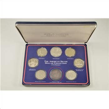 SILVER Coin Set The American Silver Dollar Collection 1772-Present Historic US Collection ...