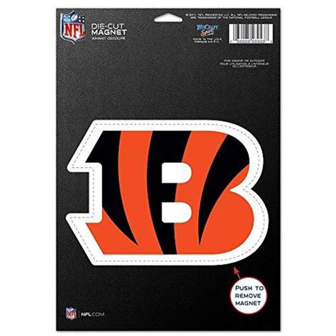 Cincinnati Bengals - 7" Die Cut Magnet at Sticker Shoppe