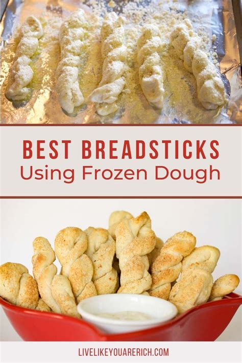 the best breadsticks using frozen dough are easy to make, and so delicious