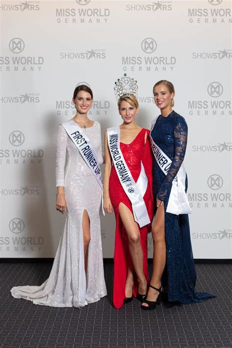 Miss World Germany 2018 Winners