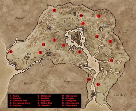 Daedric Shrines | Location of Daedric Shrines in The Elder S… | Flickr