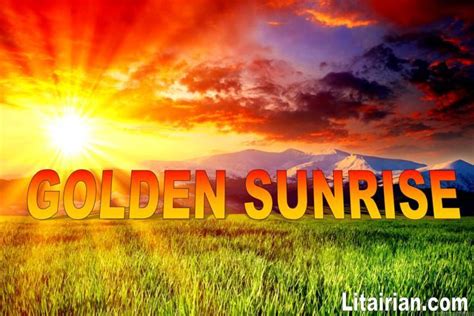 Place a GOLDEN SUNRISE Image in Your Premises & Witness the Magic