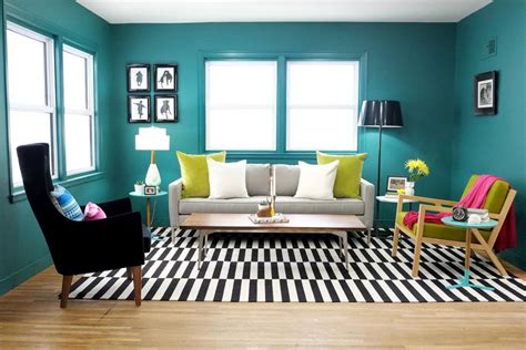 22+ Teal Living Room Designs, Decorating Ideas | Design Trends ...